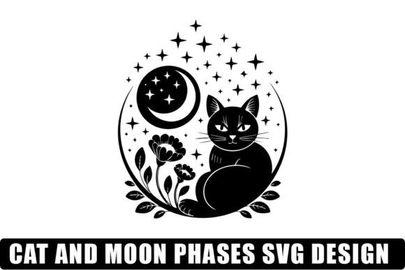 Cat and Moon Phases SVG: A Designer’s Review