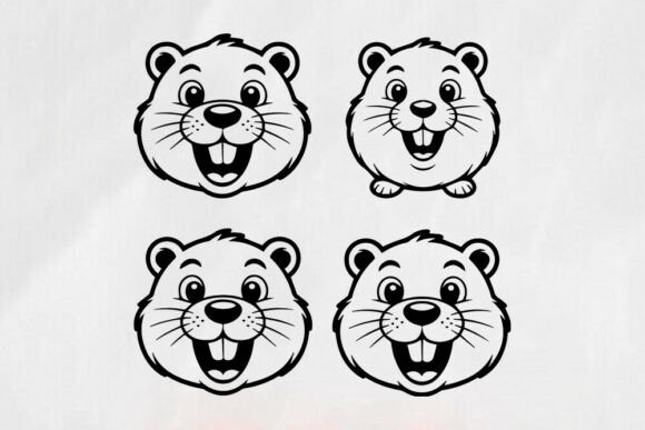 Cute Groundhog Face SVG: A Designer's Review