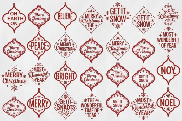 Review: Christmas Ornament SVG Bundle for Embroidery