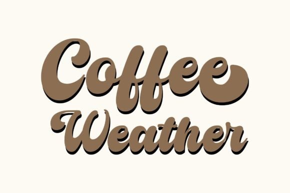 Reviewing Groovy Coffee Weather Retro SVG PNG