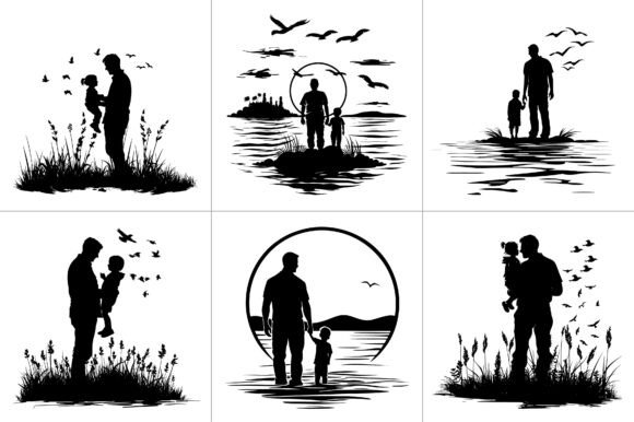 Reviewing the Fathers Day Silhouette SVG PNG EPS