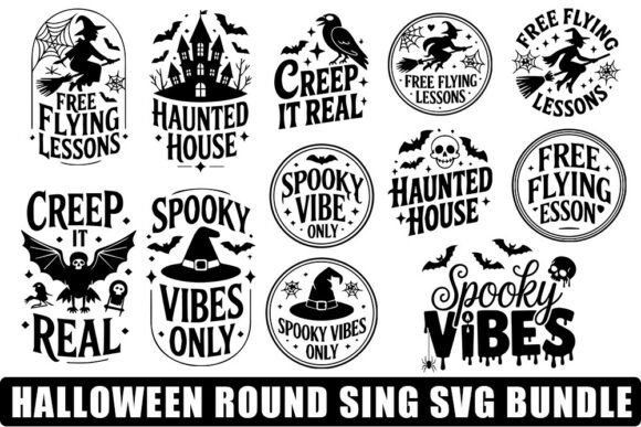Reviewing the Halloween Round Sing SVG Bundle for Embroidery