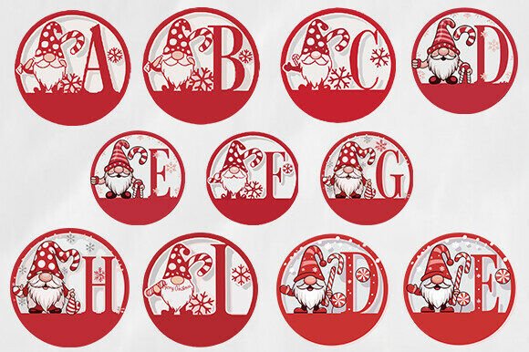Reviewing the Round Christmas Alphabet SVG Bundle
